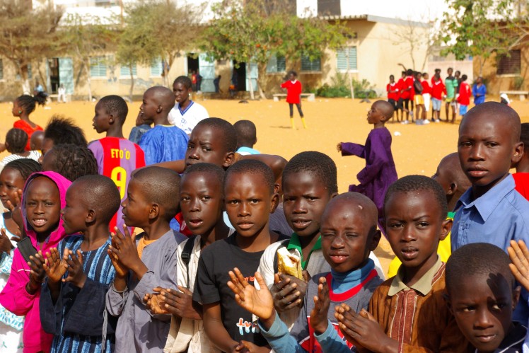 Black children in the community of Medina Cherif